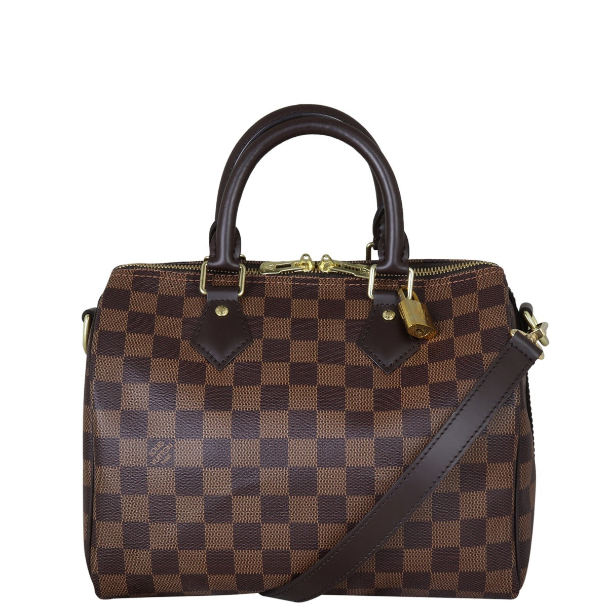 Louis Vuitton Speedy 25 Bandouliere Damier Ebene