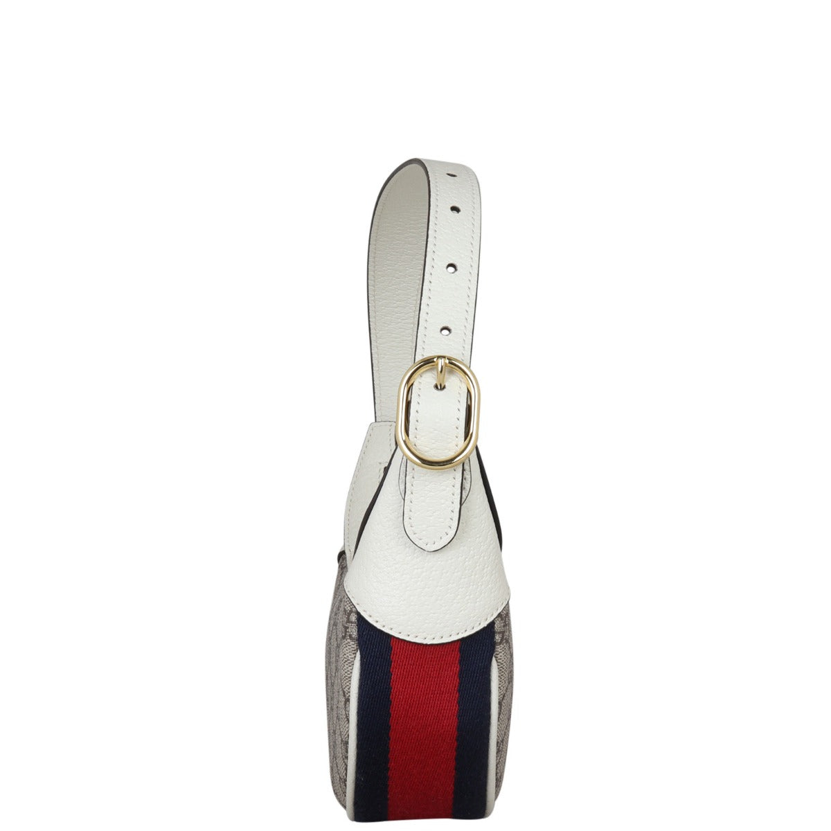 Gucci Ophidia GG Supreme Mini Crescent Shoulder Bag