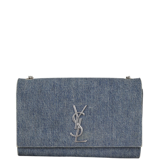 Saint Laurent Kate Chain Bag Medium Denim