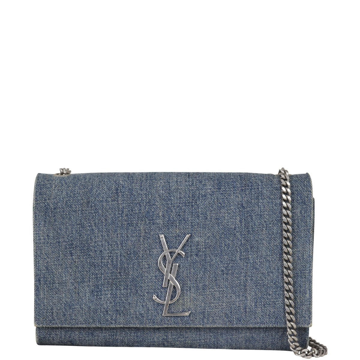 Saint Laurent Kate Chain Bag Medium Denim