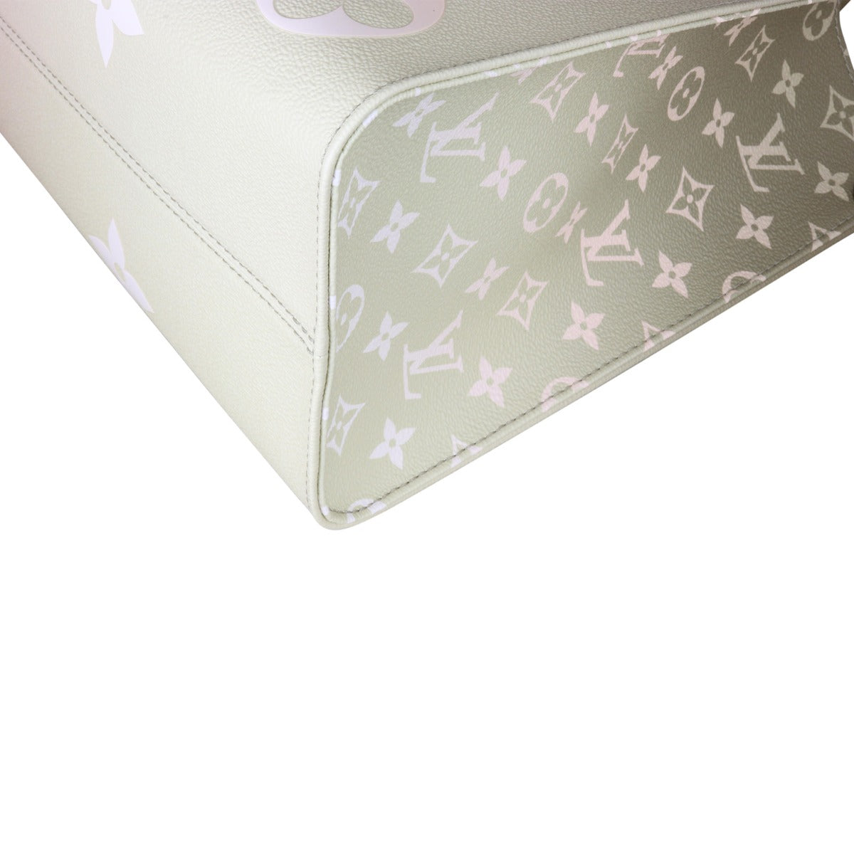 Louis Vuitton OnTheGo MM Sunset Khaki Monogram Giant