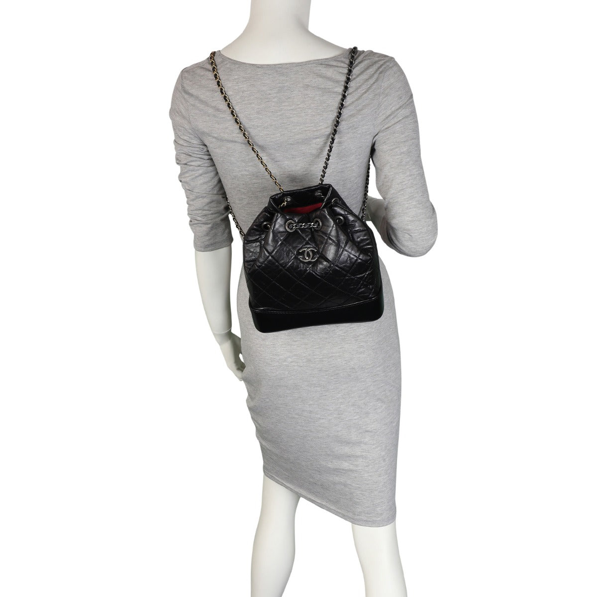 Chanel Gabrielle Backpack Small | Black