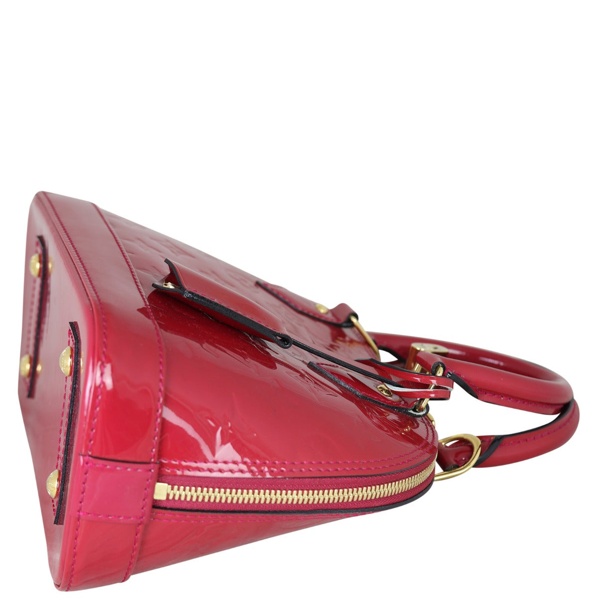 Louis Vuitton Alma BB Monogram Vernis | Indian Rose Pink