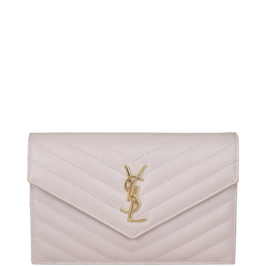 Saint Laurent Cassandre Envelope Chain Wallet