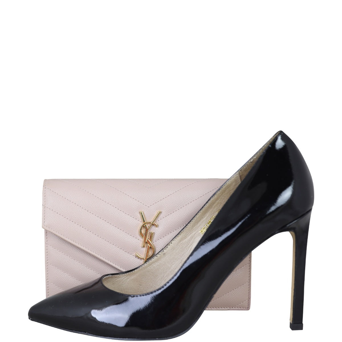 Saint Laurent Cassandre Envelope Chain Wallet
