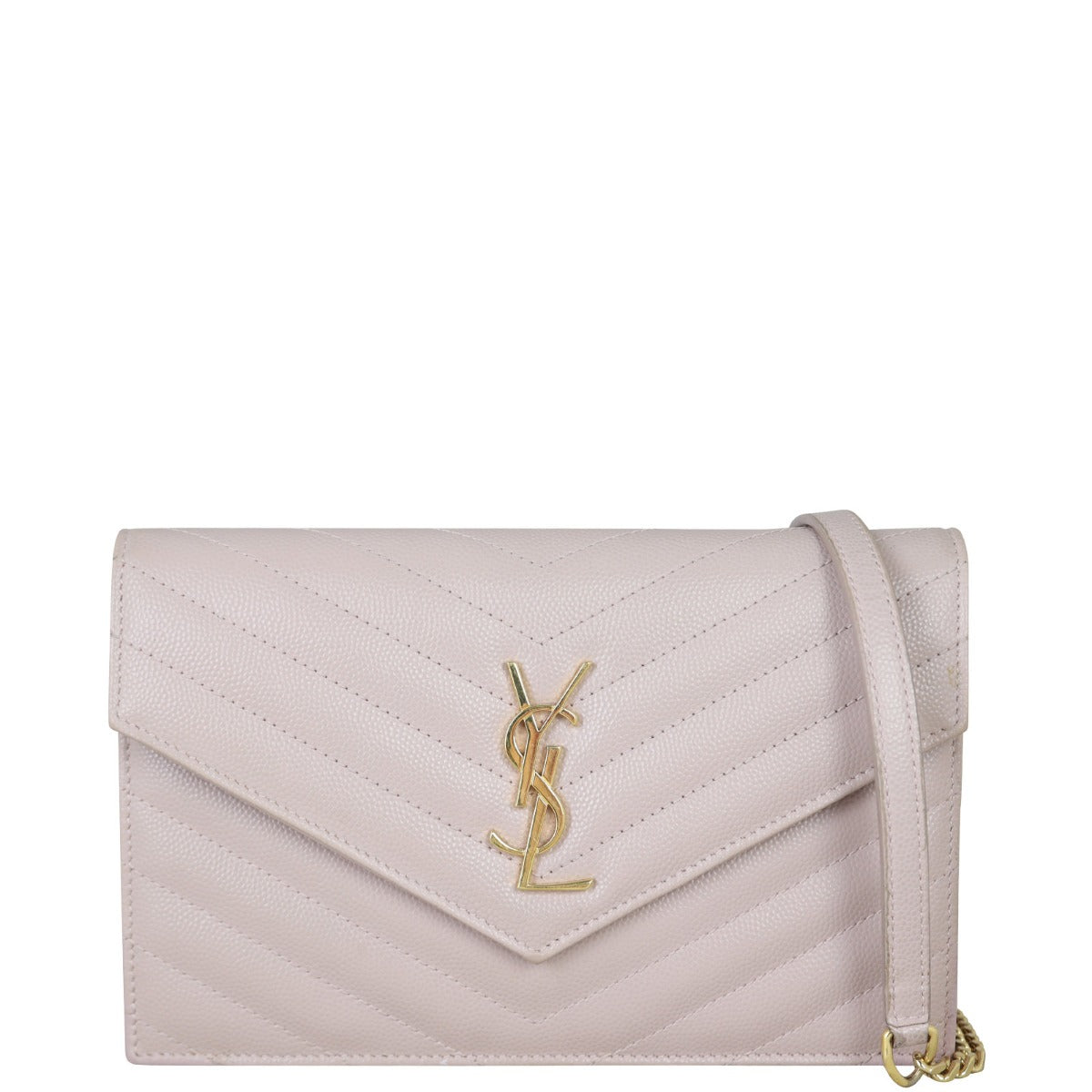 Saint Laurent Cassandre Envelope Chain Wallet