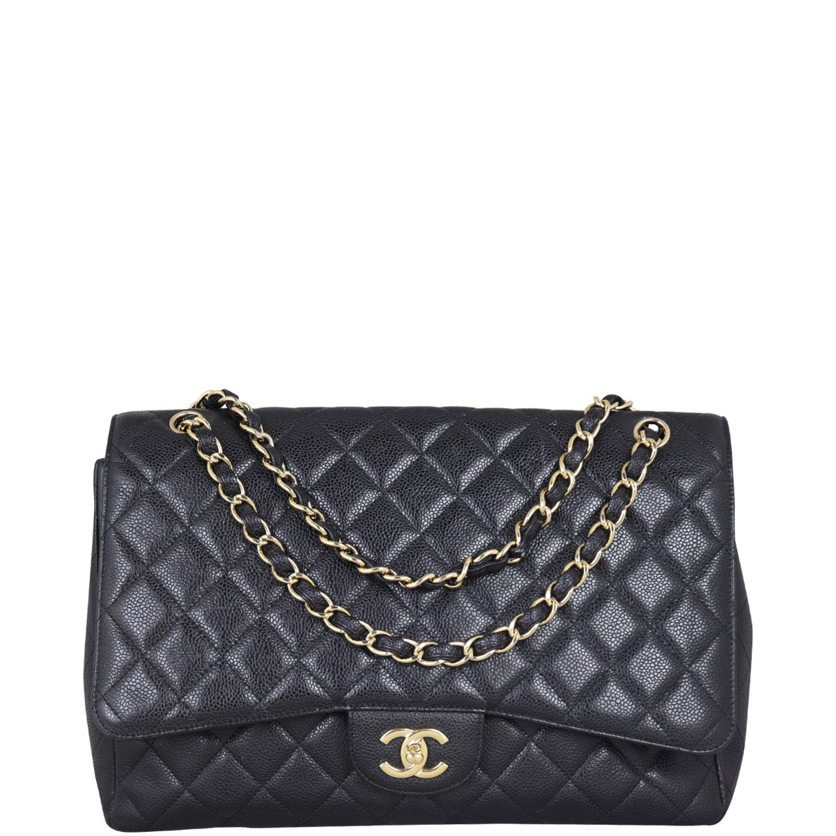 Chanel Classic Single Flap Maxi | Black