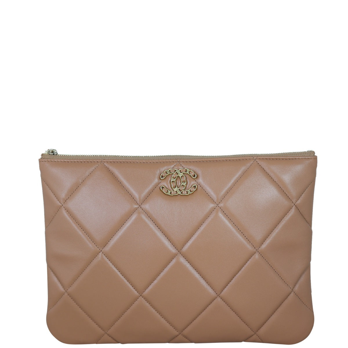 Chanel 19 Pouch | Brown