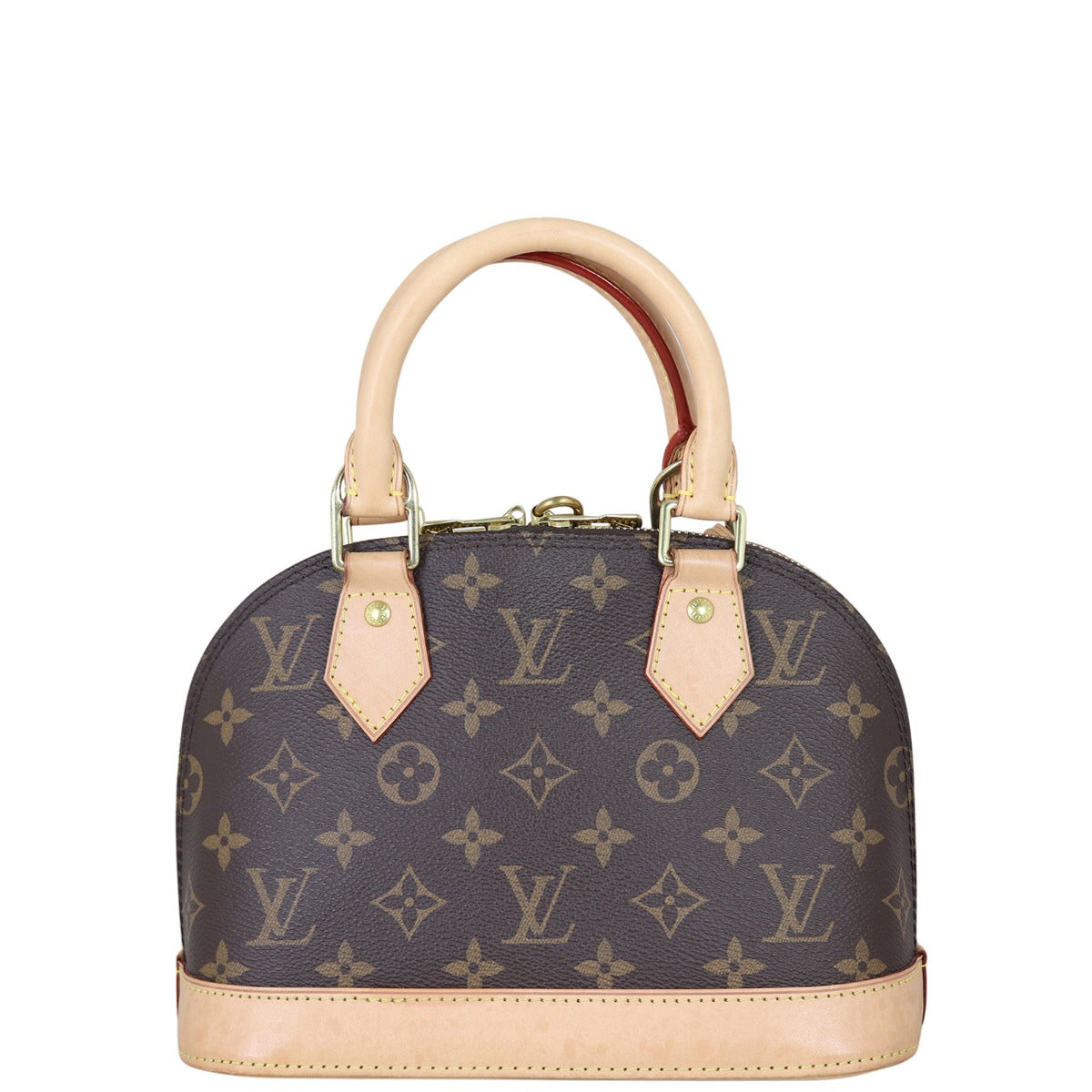 Louis Vuitton Alma BB Monogram | Gold Padlock Key