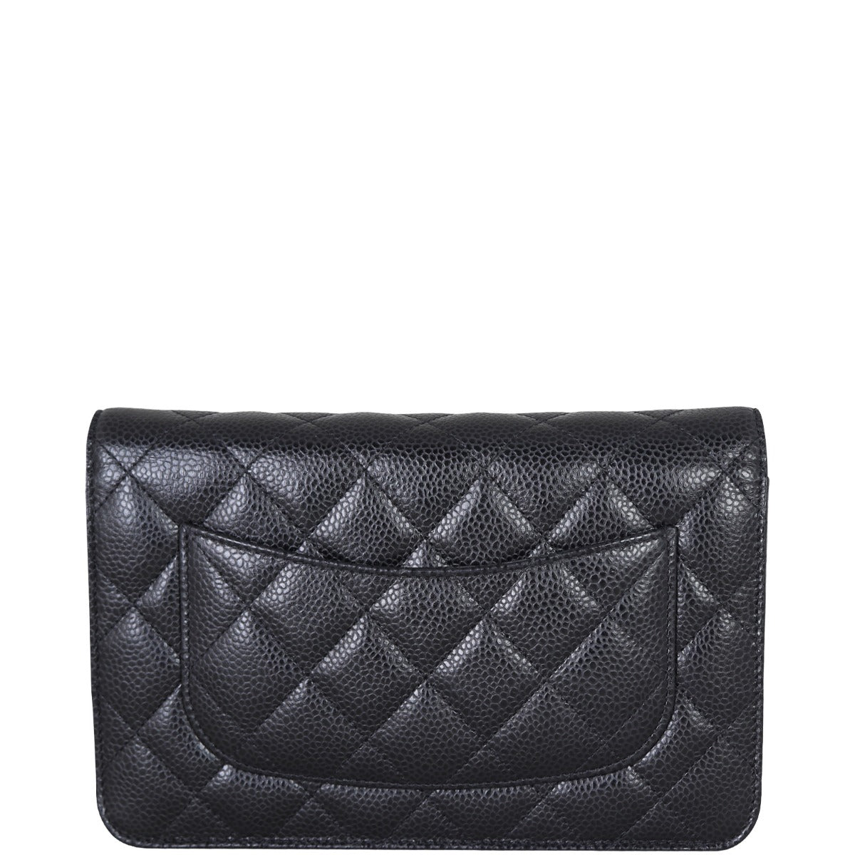 Chanel Classic Wallet on Chain | Black Diamond Caviar