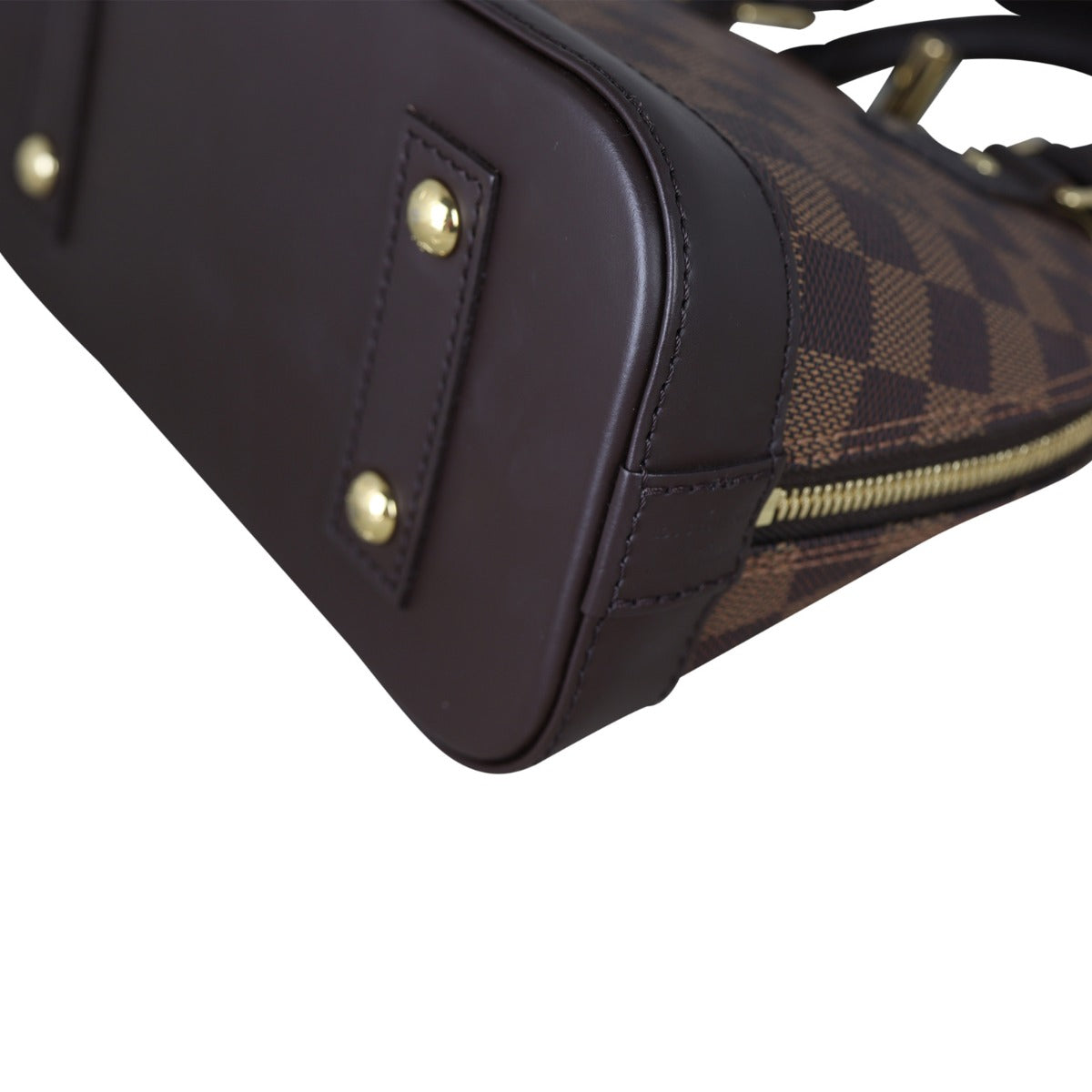 Louis Vuitton Alma BB Damier Ebene | Gold H