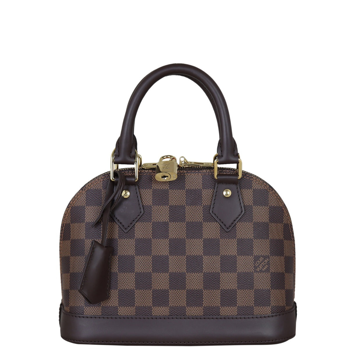 Louis Vuitton Alma BB Damier Ebene | Gold H