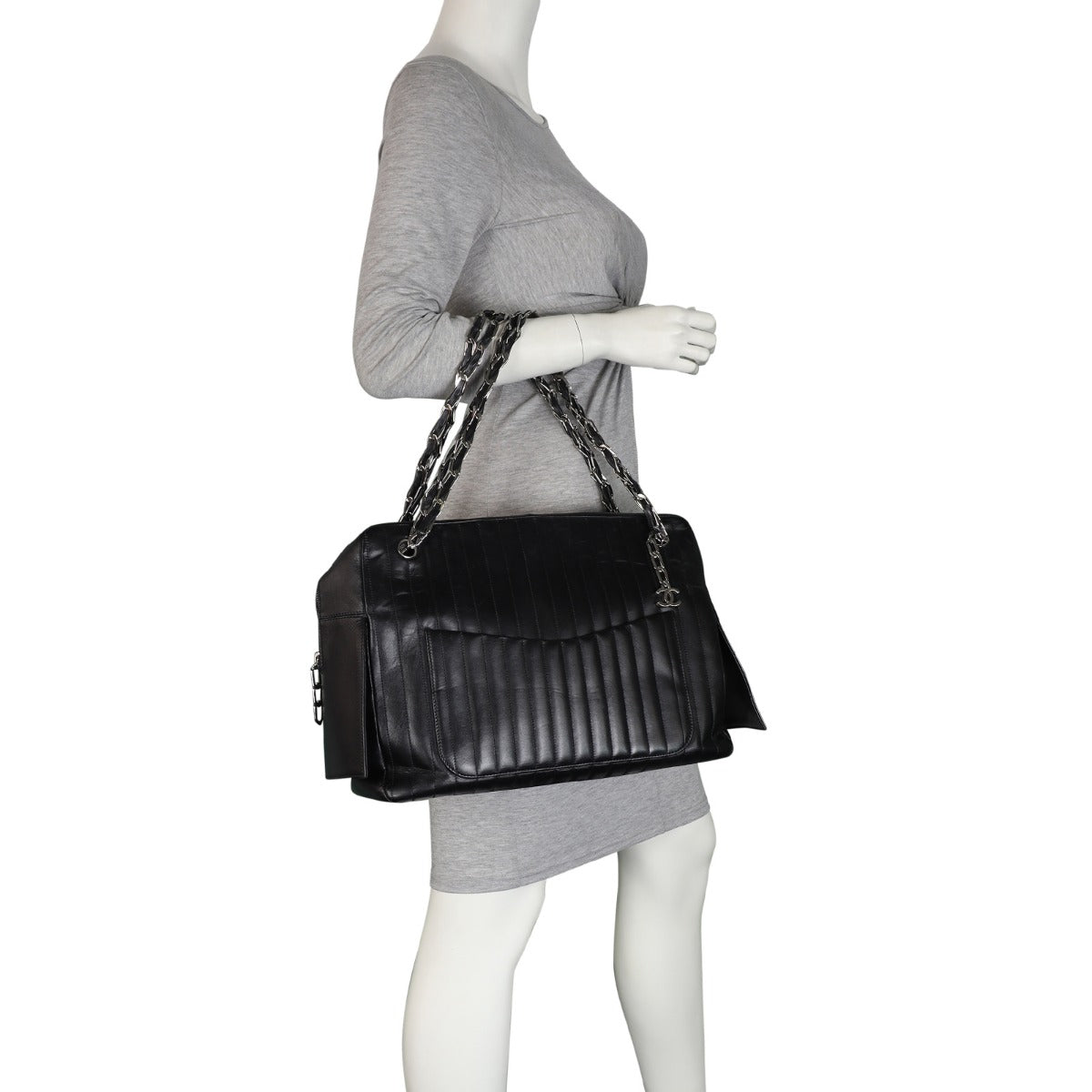 Chanel Vertical Quilt Camera Bag