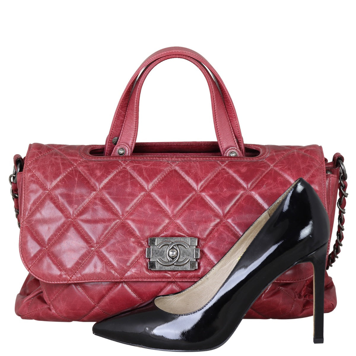 Chanel Convertible Boy Satchel Bag