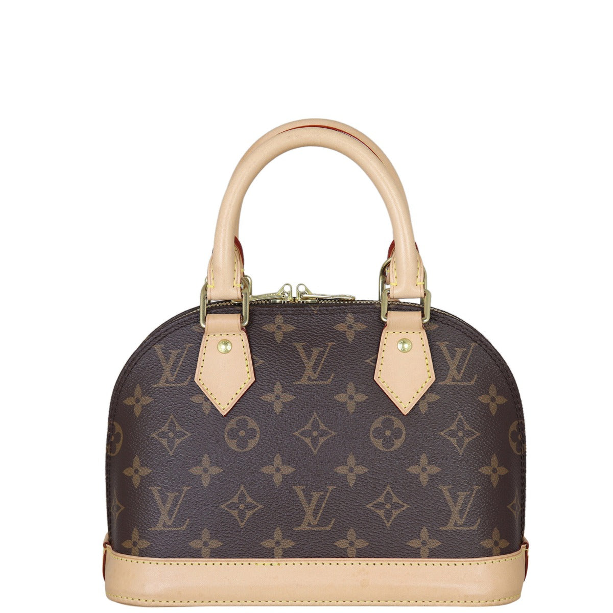 Louis Vuitton Alma BB Monogram | Vachetta Leather Trim