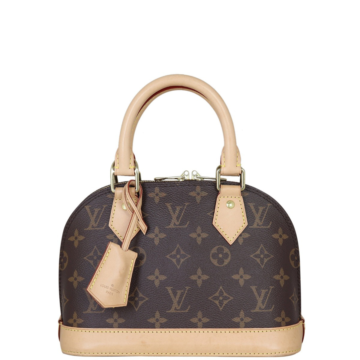 Louis Vuitton Alma BB Monogram | Vachetta Leather Trim