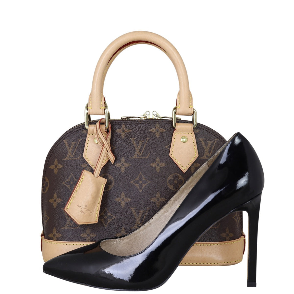 Louis Vuitton Alma BB Monogram | Vachetta Leather Trim