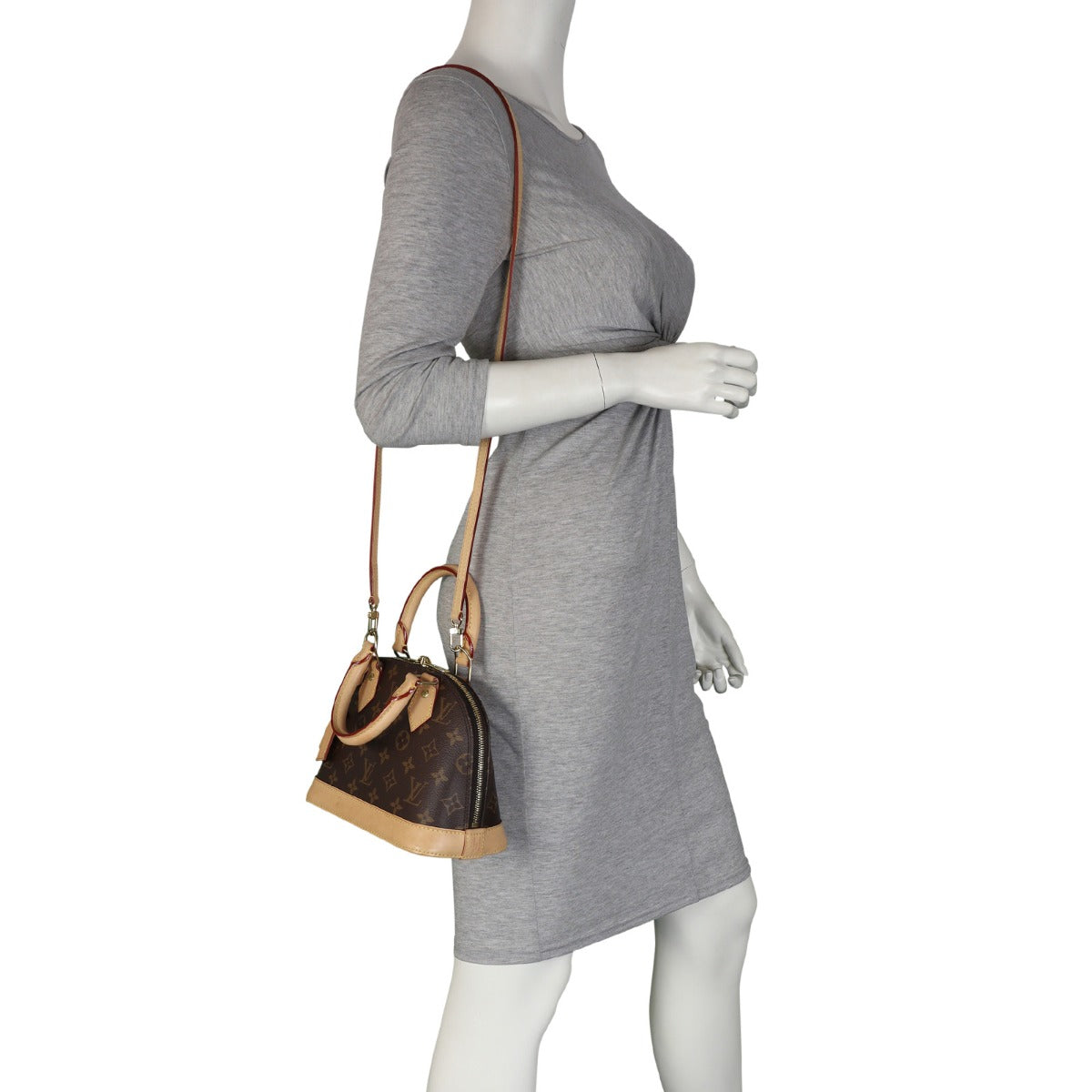 Louis Vuitton Alma BB Monogram | Vachetta Leather Trim