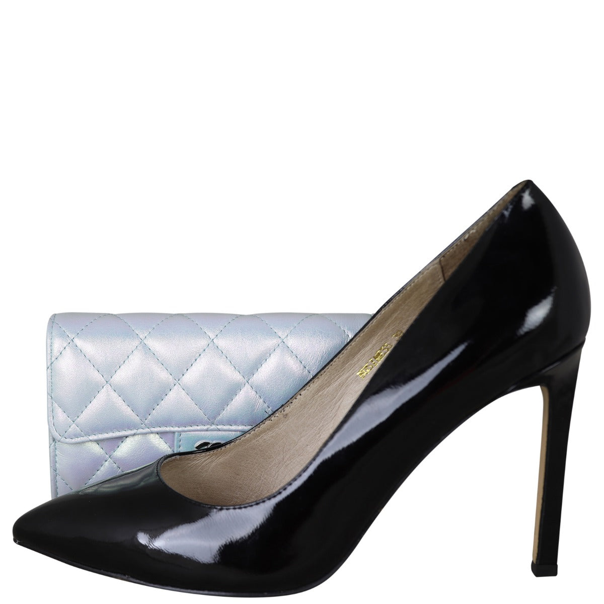 Chanel Classic Flap Wallet | White Metal