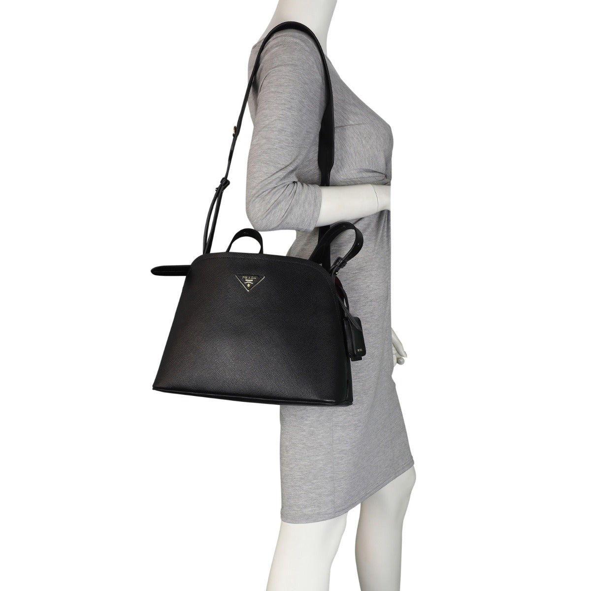 Prada Saffiano Cuir Matinee Bag Small