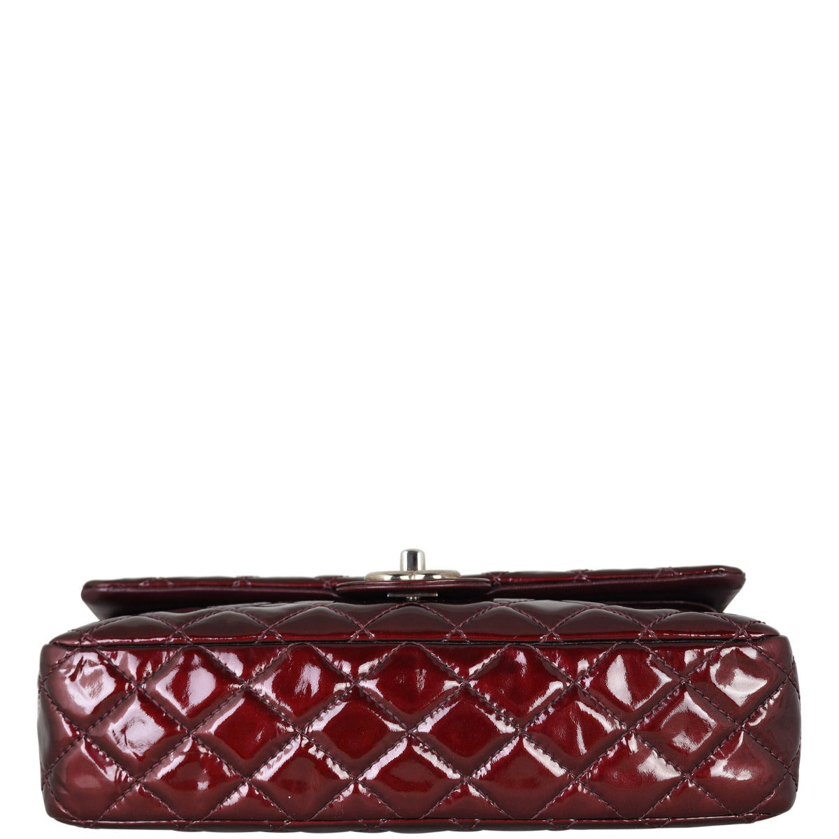 Chanel Classic Double Flap Medium Patent | Wine Red