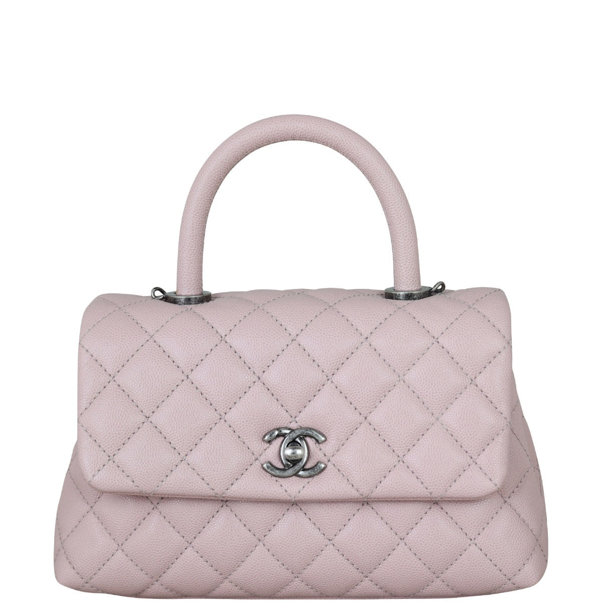 Chanel Coco Top Handle Mini Bag | Rose Pink