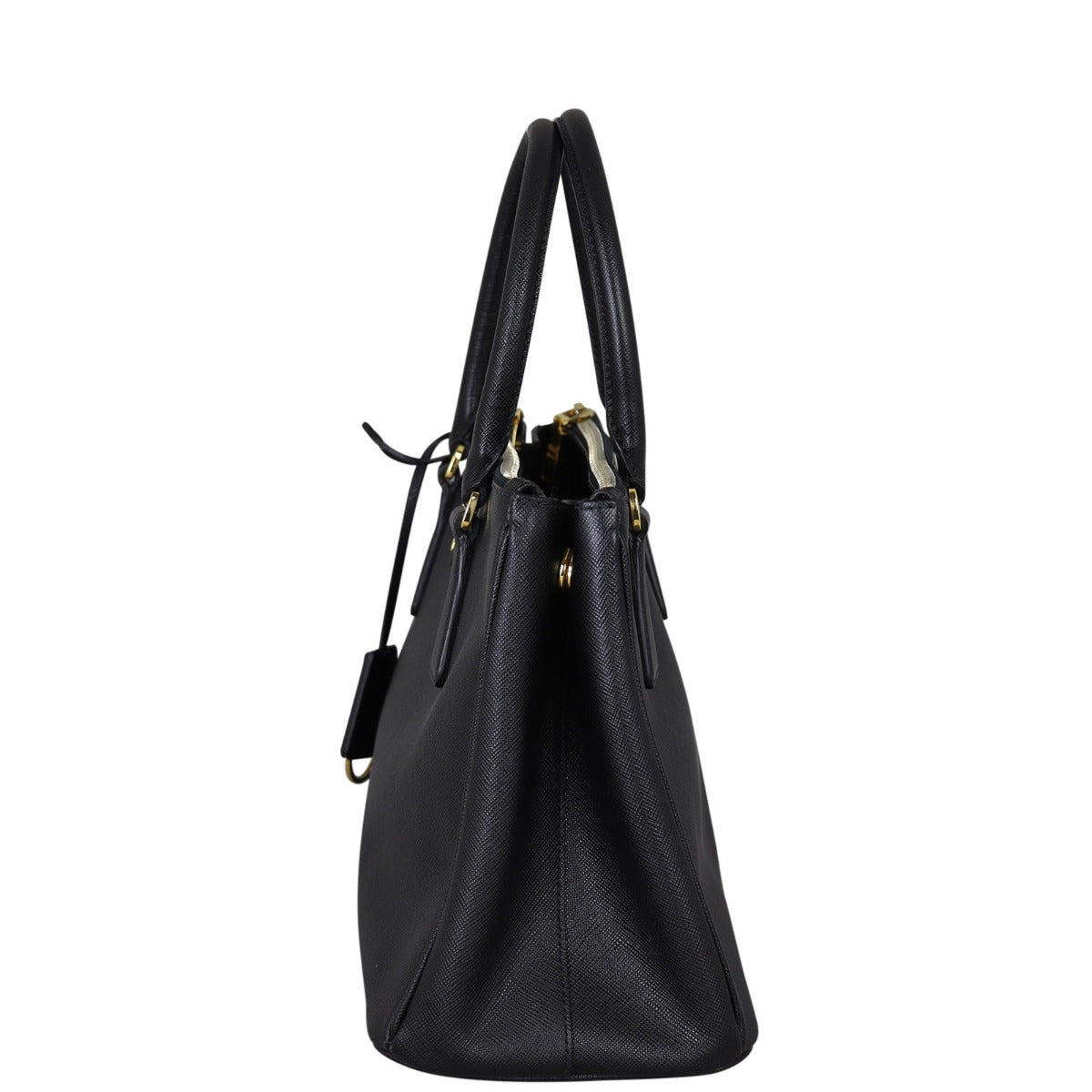 Prada Saffiano Lux Galleria Double Zip Tote Small