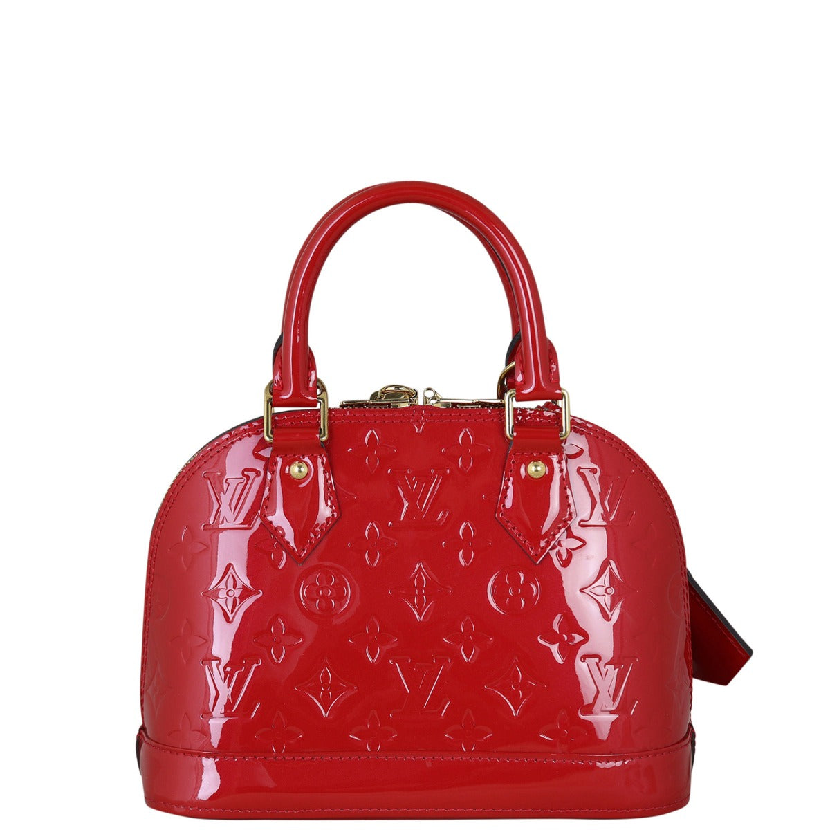 Louis Vuitton Alma BB Monogram Vernis | Pomme D'amour Red