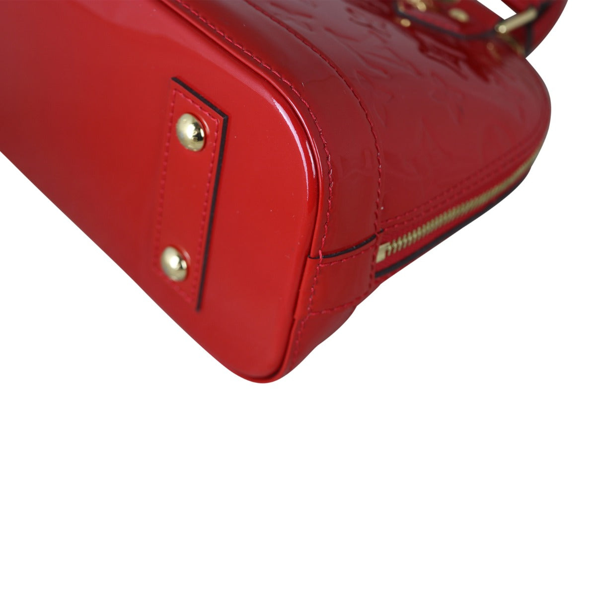 Louis Vuitton Alma BB Monogram Vernis | Pomme D'amour Red