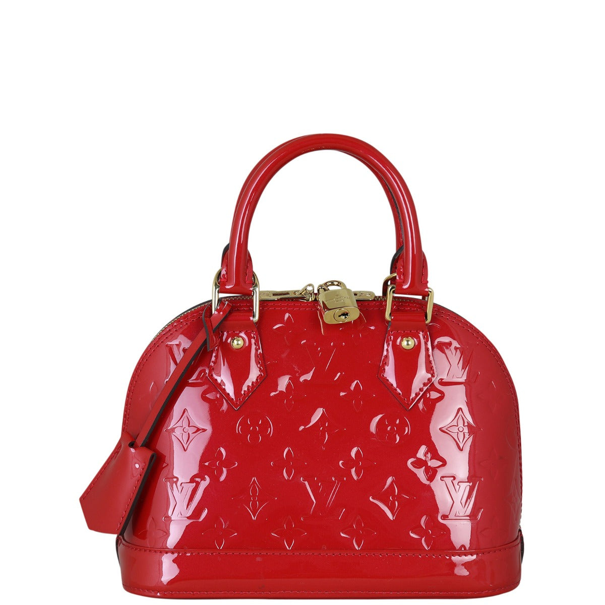 Louis Vuitton Alma BB Monogram Vernis | Pomme D'amour Red
