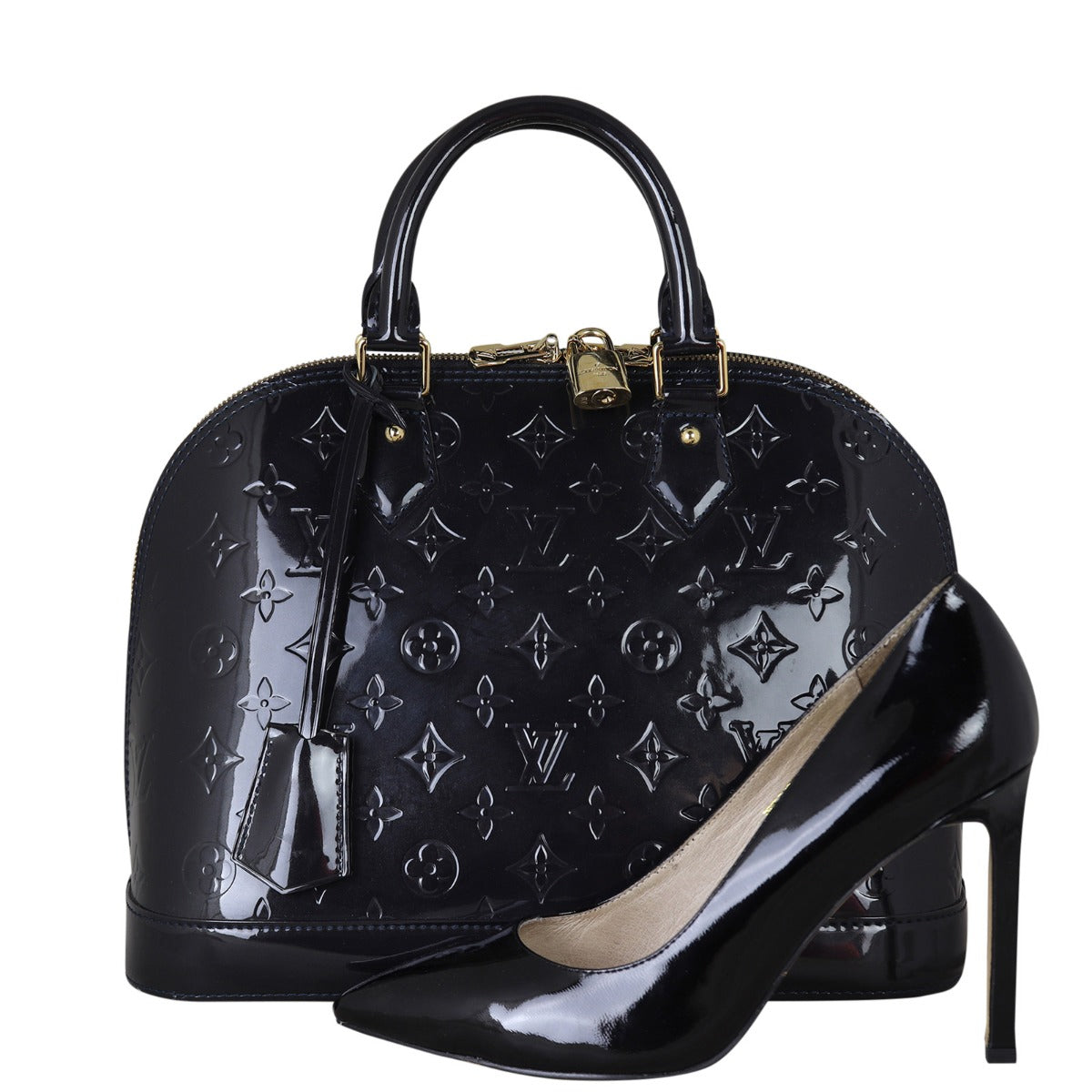 Louis Vuitton Alma PM Monogram Vernis | Blue Nuit GHW