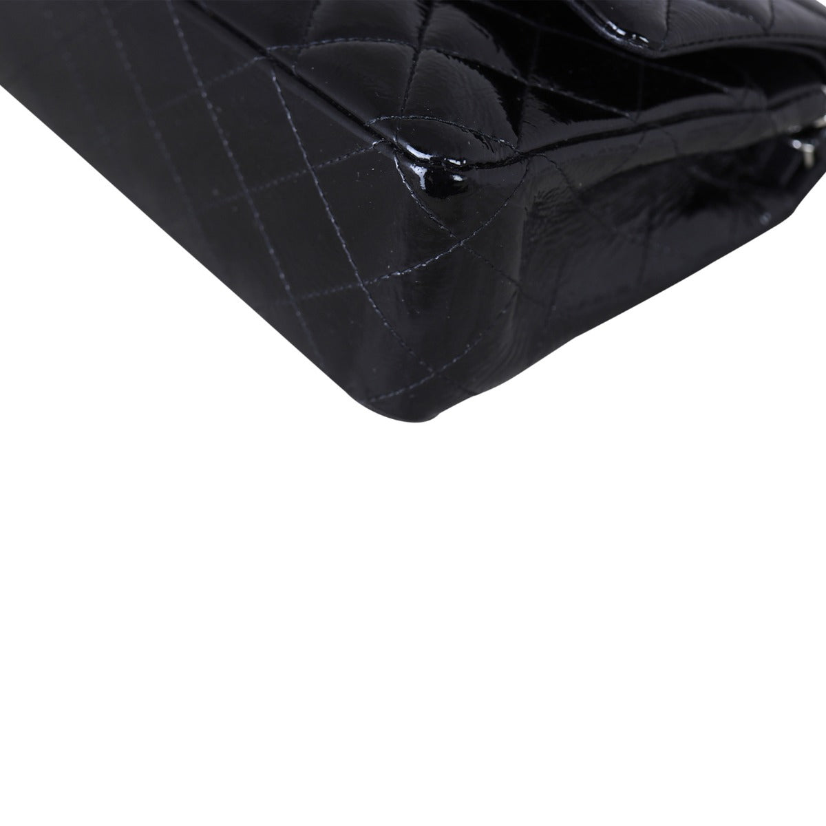 Chanel Classic Double Flap Medium Patent | Black