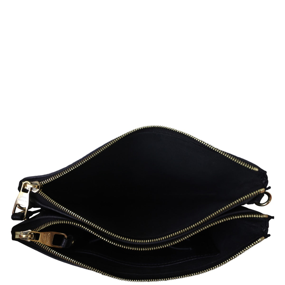 Louis Vuitton Double Zip Pochette Monogram Empreinte