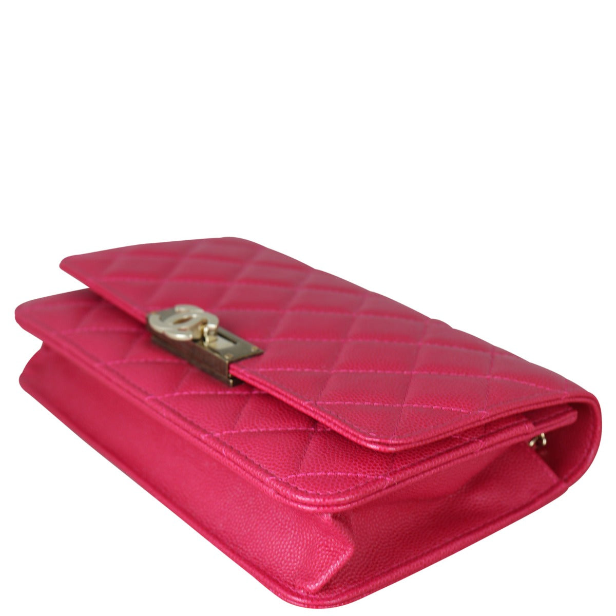 Chanel Golden Class Wallet on Chain | Red