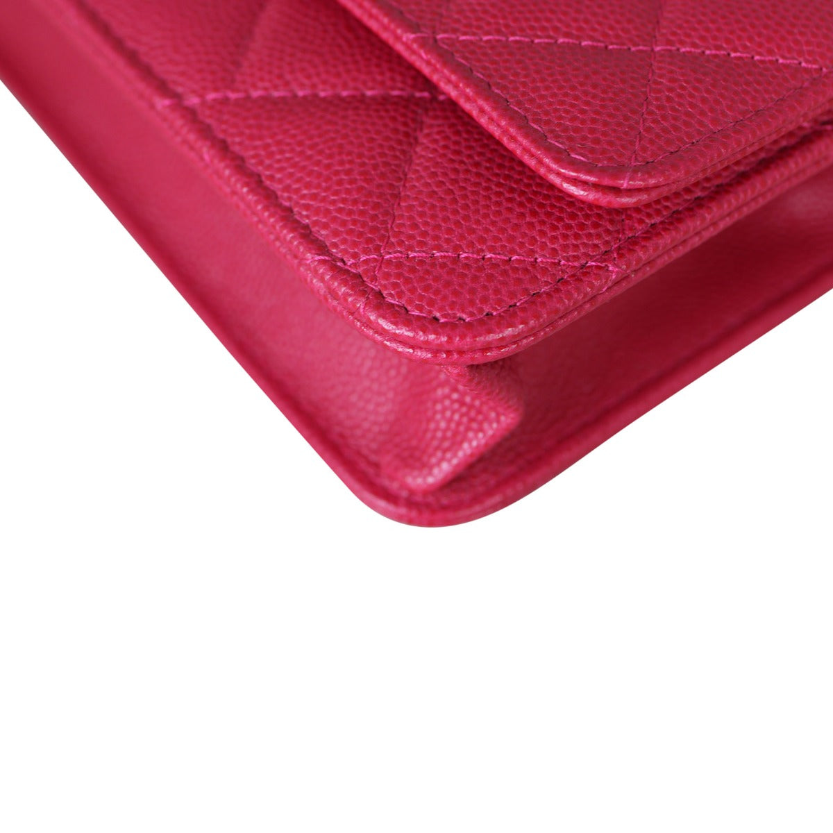 Chanel Golden Class Wallet on Chain | Red