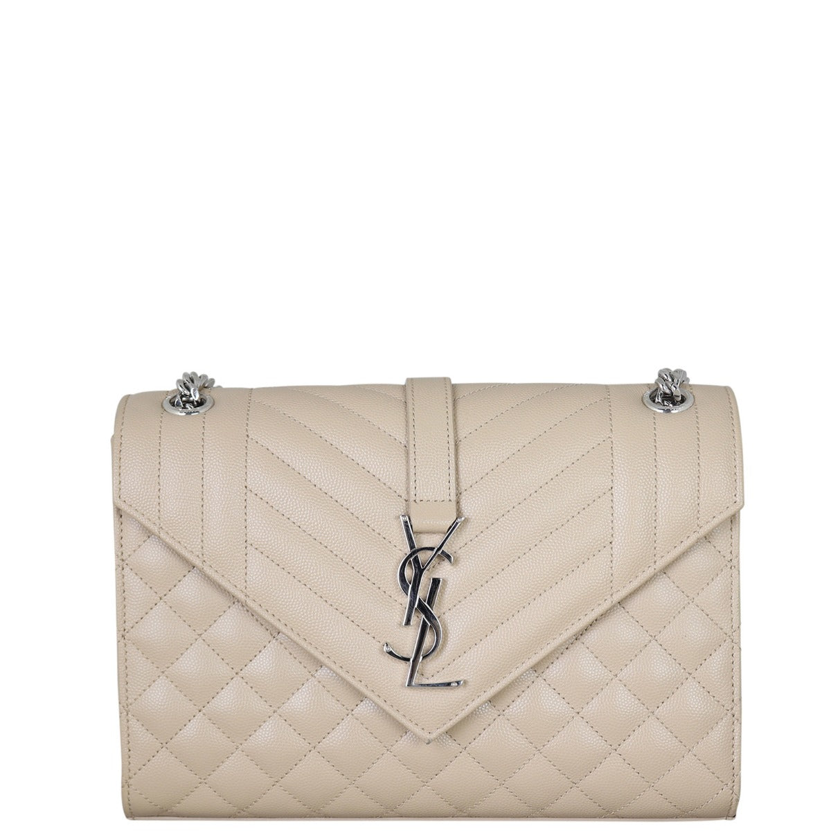 Saint Laurent Monogram Mix Matelasse Envelope Chain Bag Medium