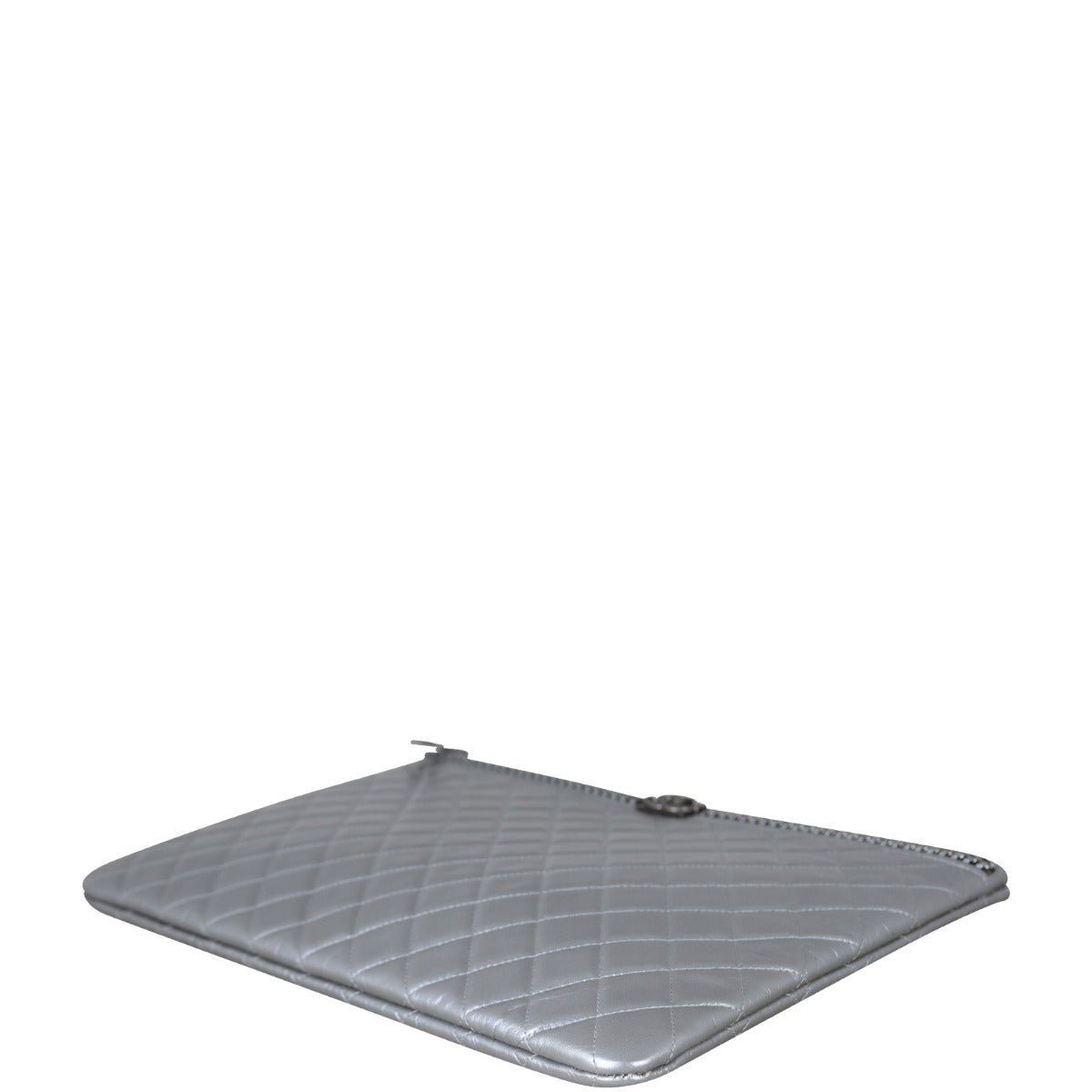 Chanel Boy O-Case Large | Silver