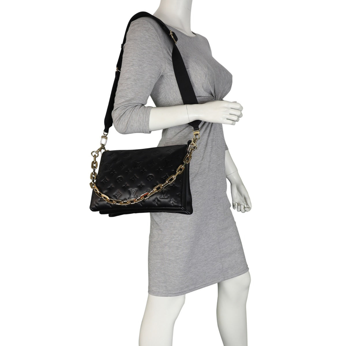 Louis Vuitton Coussin PM Monogram Embossed Lambskin