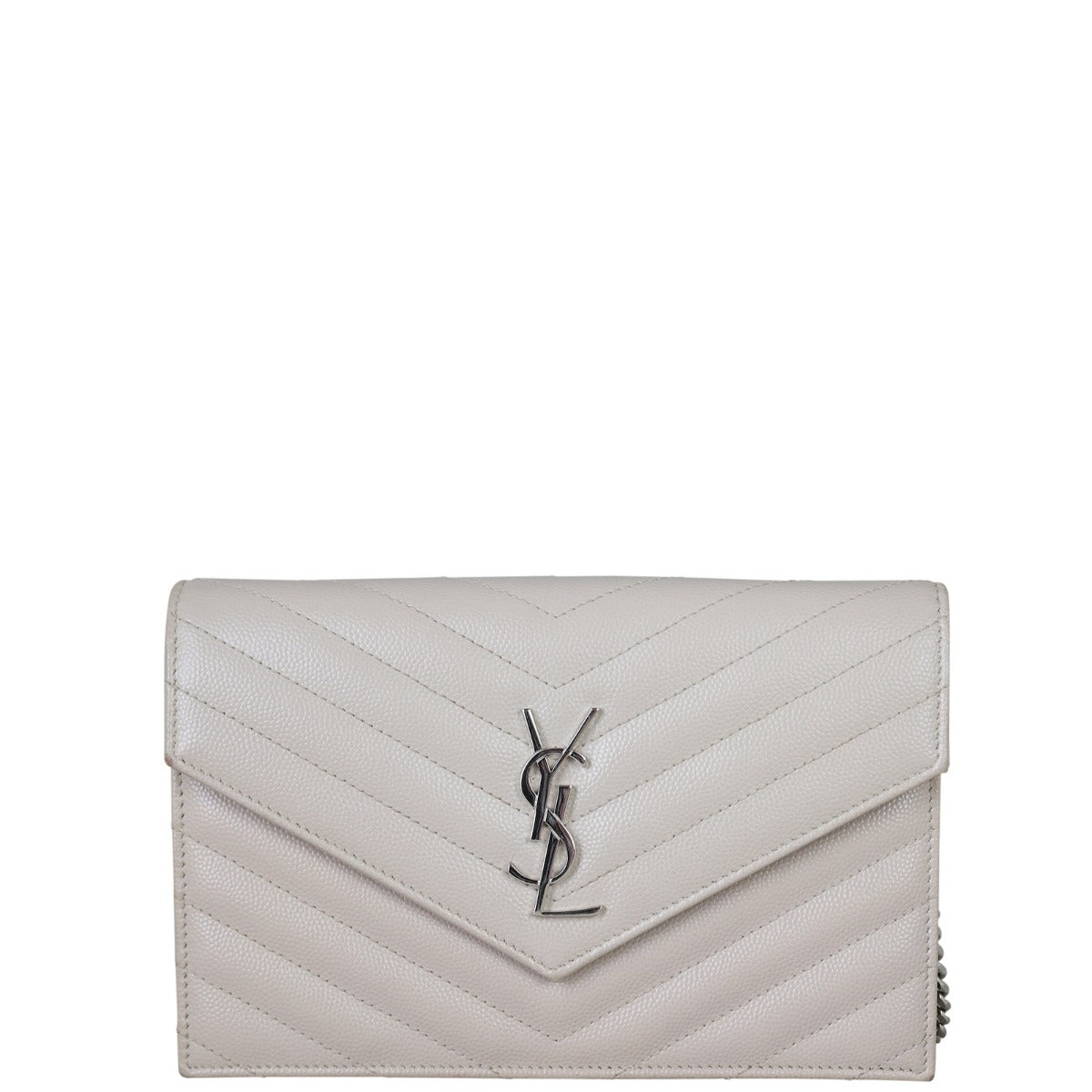 Saint Laurent Cassandre Envelope Chain Wallet