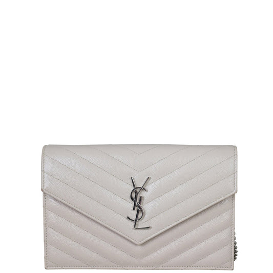 Saint Laurent Cassandre Envelope Chain Wallet