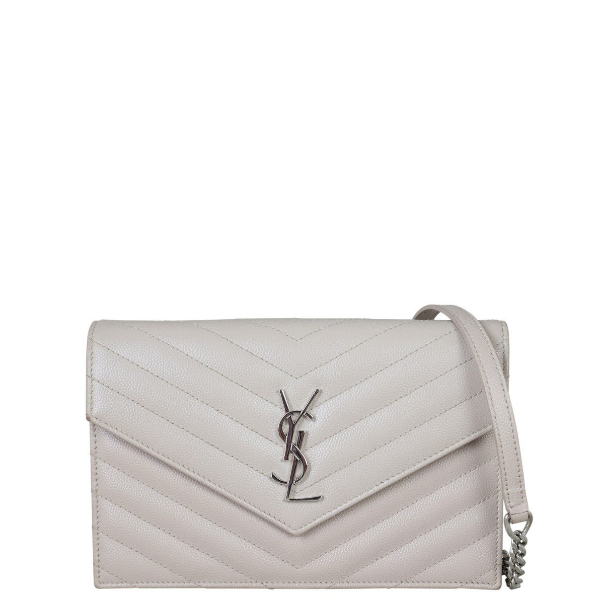 Saint Laurent Cassandre Envelope Chain Wallet