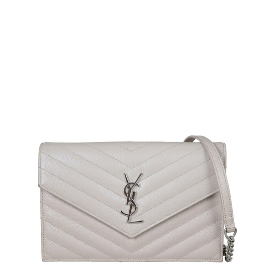 Saint Laurent Cassandre Envelope Chain Wallet