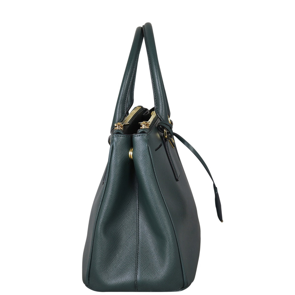 Prada Saffiano Lux Galleria Double Zip Tote Small