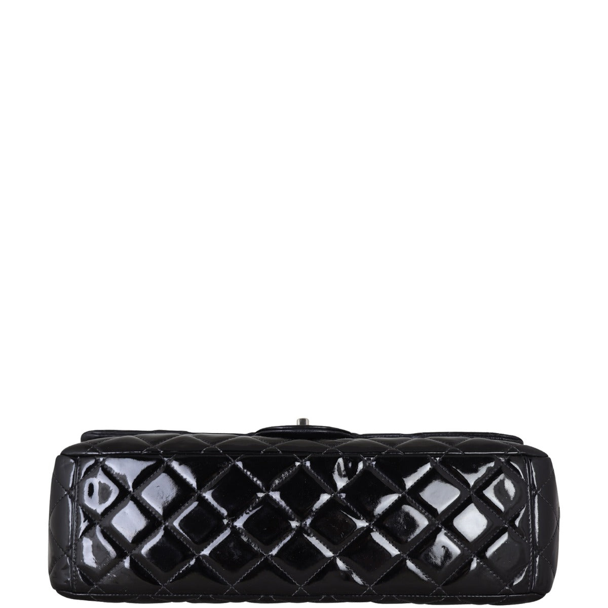 Chanel Classic Double Flap Maxi Patent |  Black Quilted Patent Leather