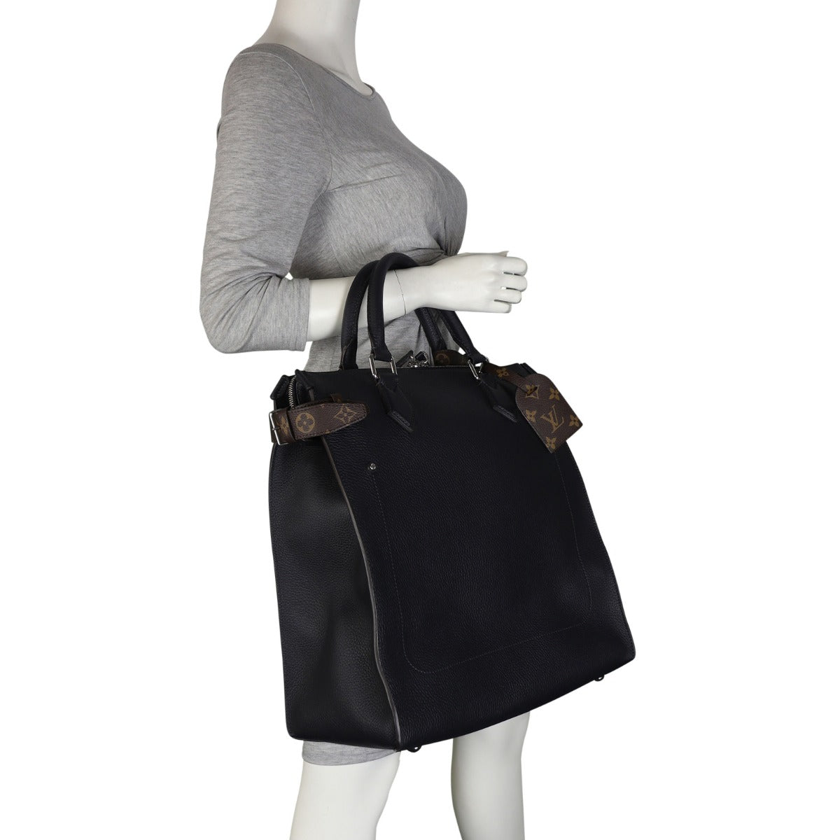 Louis Vuitton North South Zipped Tote Taurillon