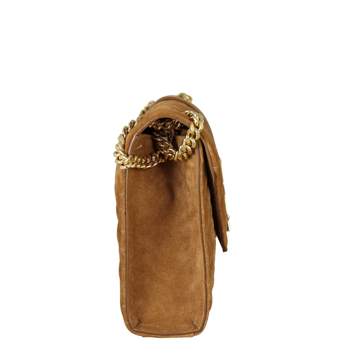 Saint Laurent Monogram Mix Matelasse Envelope Chain Bag Suede Medium