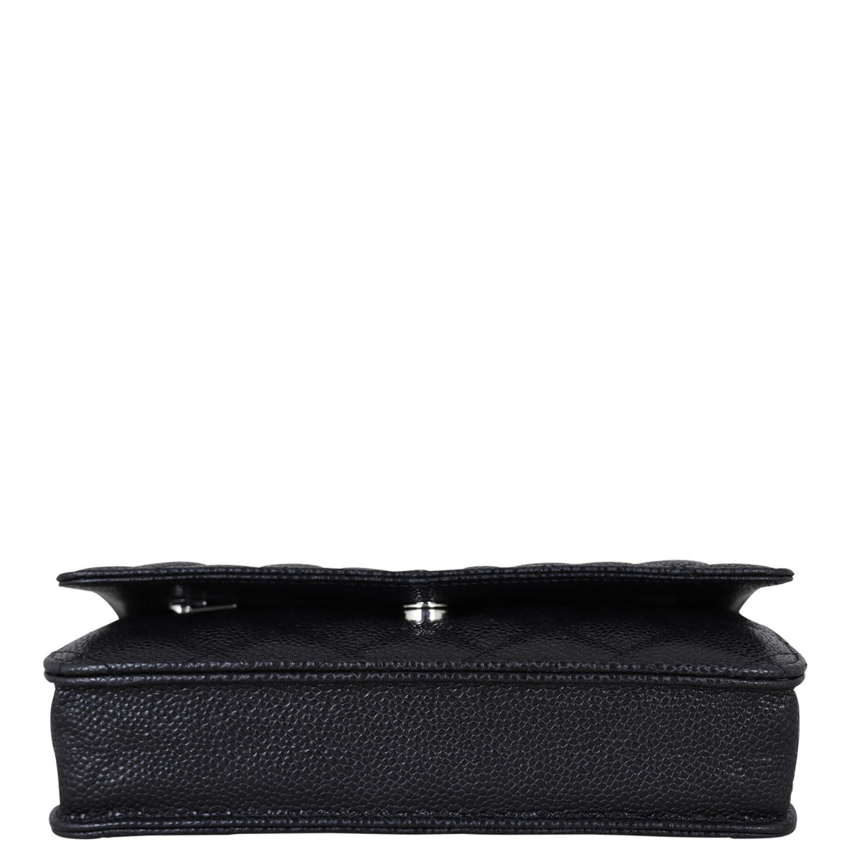Chanel Classic Wallet on Chain | Caviar Silver Hardware
