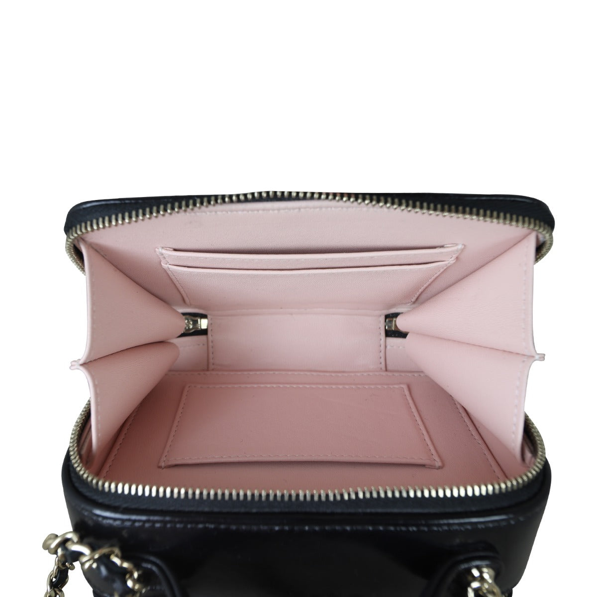 Chanel Vanity Case Chain Bag Mini Patent