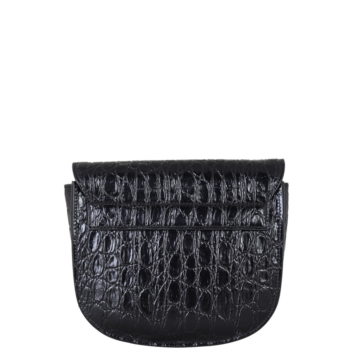 Saint Laurent Kaia Crossbody Small Croc-Embossed