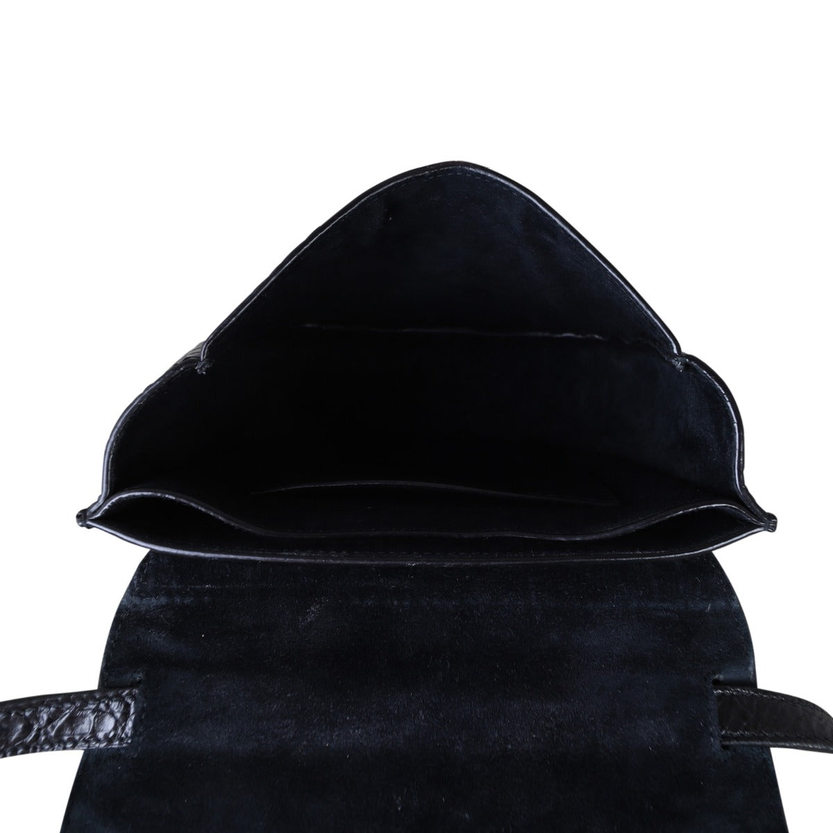Saint Laurent Kaia Crossbody Small Croc-Embossed